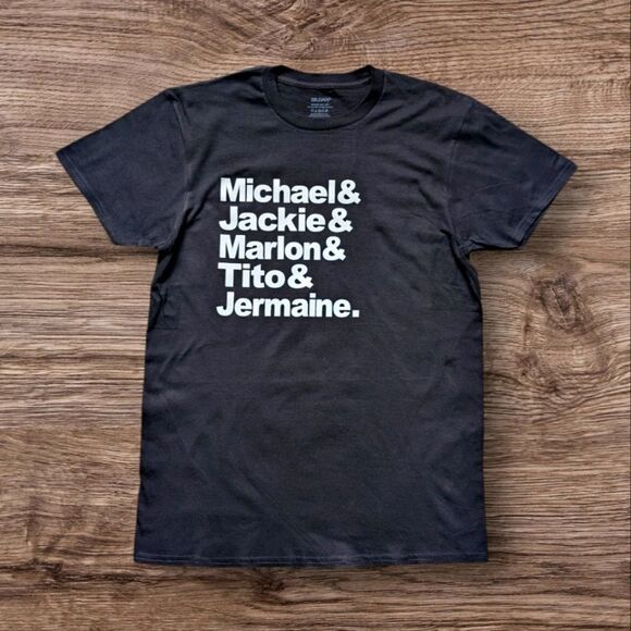 Michael Jackson/Jackson 5 Group Unisex Graphic T Shirt ~ Large - Picture 1 of 2